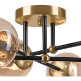  Prislonjen luster MALENA 6xE14/5W/230V zlatna/crna/dimljeno bež | Eponuda.com
