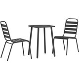  3-dijelni vrtni blagovaonski set antracit čelični | shoptok.hr