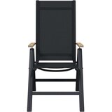  Ležaljke u vrtu 2 pcs Crna 58 x 73 x 111 5 cm Tekstilen | shoptok.hr