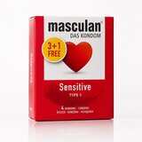 Adam i Eva Masculan 3+1 gratis Sensitive Type 1 – kondomi | Eponuda.com