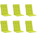  Jastuci za vrtne stolice 6 kom svjetlozeleni 120x50x3cm tkanina | shoptok.hr
