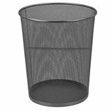 Office Waste Bin Metal Mesh Round Silver 19 L | shoptok.hr