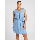 Only Carmakoma Obleka 'LAURA' moder denim | Shoptok.si