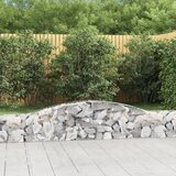  Lučne gabionske košare 4 kom 400x30x40/60 cm pocinčano željezo | shoptok.hr