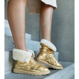 Gemre Golden insulated snow boots with a collar Edidda | Shoptok.si