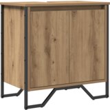 vidaXL kupaonski ormarić za umivaonik umjetnički hrast 60x35x50 cm konstruirano drvo | shoptok.hr