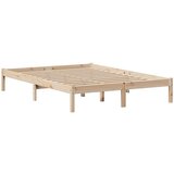 vidaXL Knjižna postelja brez vzmetnice 160x200 cm trdna borovina | Shoptok.si