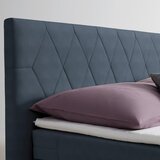 Based Postelja Boxspring Josie-b, Sivomodra, 160x200 | Shoptok.si
