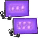 2x UV LED reflektor z UV svetlobo, 50W