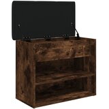  Klupa za cipele boja dimljenog hrasta 62x32x50 cm drvena | Eponuda.ba
