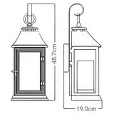 Elstead Lighting ZUNANJA STENSKA SVETILKA Shepherd 19/18,4/48,7 cm Slike
