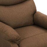 vidaXL Masažni stol s funkcijo vstajanja taupe blago | Shoptok.si
