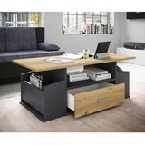 MID.YOU KLUBSKA MIZA, antracit, medeni hrast | Shoptok.si