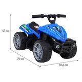 Quad na akumulator, little monster plavi | shoptok.hr