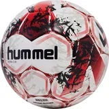 lopta za fudbal hmlInspire Club veličina 5, bela sa crvenom