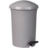 Koš za smeti s stopalko siv 3,8l pla PLA
