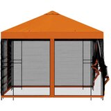  Vrtni gazebo s stranskimi stenami 3 x 3 m Oranžna, (5000234179) | Shoptok.si