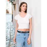 Sinsay Basic rebrasta majica kratkih rukava | shoptok.hr
