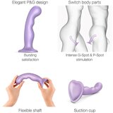Strap-On-Me P&G S - zakrivljeni, strap-on dildo (ljubičasti) | shoptok.hr
