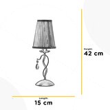  ONLI - Stona lampa DELIA 1xE14/6W/230V 42 cm | Eponuda.com