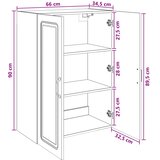  Ormar za montažu na zid 66 x 34,5 x 90 cm Konstruirano drvo | shoptok.hr