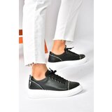 Fox Shoes Black Stone Detailed Casual Sports Shoes Sneakers Cene