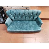 Atelier Del Sofa Sofa dvosed Paris Black Wooden Sea Green OUTLET