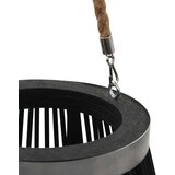 Viseći svijećnjak od bambusa crni 95 cm | shoptok.hr