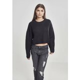 Urban Classics Ladies Wide Oversize Sweater black Cene