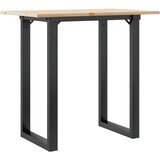  Blagovaonski stol O-oblika 80x50x75 cm od borovine i čelik | Eponuda.com