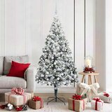  Umjetno božićno drvce Bijelo 180 cm PVC i Čelik i Plastika | shoptok.hr
