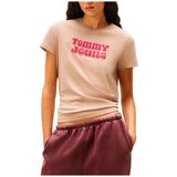 Tommy Jeans Majice & Polo majice TJW REG ESSENTIAL LOGO 2 Bež Cene
