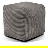 SLOWDOWN Temno siva vreča za sedenje iz rebrastega žameta Plus 50 Lounge – | Shoptok.si