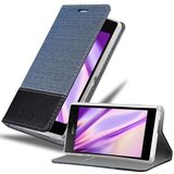  case, združljiv s sonyjem v temno modri črni barvi - zaščitni pokrov z magnetnim zapiranjem, stoječo funkcijo in režo za kartico, (20570500) | Shoptok.si