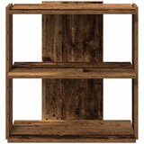  Regal za knjige s 3 razina boja staro drvo 60x30x60 cm drveni | Eponuda.ba