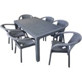 Mobilya garnitura bamboo antracit 6/1 531 | ePonuda.com
