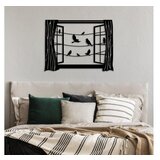 WALLXPERT dekorativni metalni zidni pribor birds in front of the window 2 | ePonuda.com