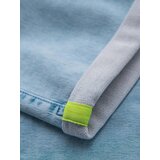Ombre Men's short denim shorts with decorative stitching - light blue | shoptok.hr