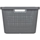 Curver košara za perilo Juta 8091-G44 siva 46L | Shoptok.si