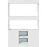 vidaXL Visoka komoda bijela 92 x 33 x 140 cm od konstruiranog drva | shoptok.hr