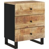  Nočna omarica 50x33x62 cm trden mangov les in inženirski les, (20733249) | Shoptok.si