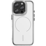 AVIZAR Ovitek MagSafe za iPhone 16 Pro Max z ojačanimi dvomaterialnimi mehkimi robovi, Bela, (5000190029) | Shoptok.si