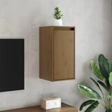 Maison Chic Stenska omarica - Zidna omarica 2 kosa medeno rjava 30x30x60 cm trdna borovina iu373, (22063687) | Shoptok.si