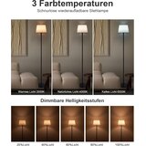 INTELIVE brezžična LED stoječa svetilka z daljincem, RGB | Shoptok.si