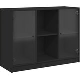  The Living Store Komoda črna 102x37x75,5 cm inženirski les - Komoda, (21498622) | Shoptok.si