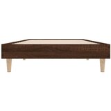  Posteljni okvir rjav hrast 75x190 cm inženirski les | Shoptok.si