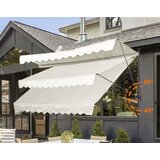 Multi Garden balkonska tenda s podešavanjem visine – vodootporna, s ručicom, bež | shoptok.hr