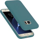 Cadorabo Ohišje, združljiv s Samsungom v tekoči zeleni barvi - zaščitni pokrov iz fleksibilnega silikona TPU, (20588789) Cene
