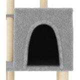  Penjalica za mačke sa stupovima za grebanje svjetlosiva 97 cm | Eponuda.com