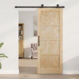 vidaXL klizna vrata ORKDAL s kompletnim paketom, masivna borovina | shoptok.hr